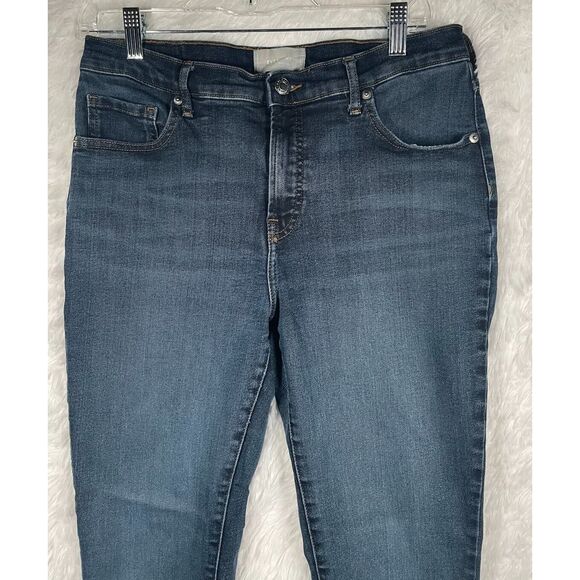 Everlane Jeans Women's Size 31" Mid‎ Rise Skinny Dark Blue Wash - Picture 2 of 8